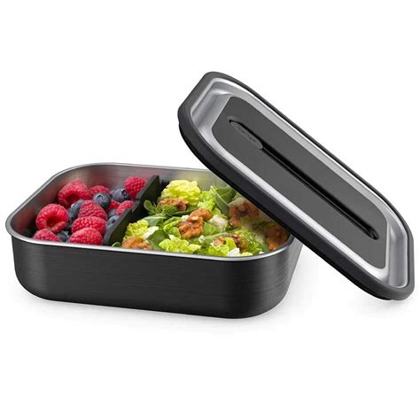 bentgo steel lunch box black|microwavable stainless steel lunch box.